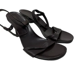 Kenneth Cole Reaction Women's Size 6.5 Y2K Strappy Heeled Sandal Open Toe Brown - Picture 1 of 8