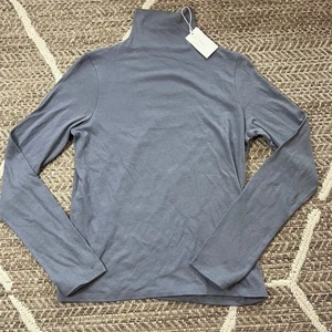 VINCE. Essentials Turtle neck in color Iris sz XL - Picture 1 of 4
