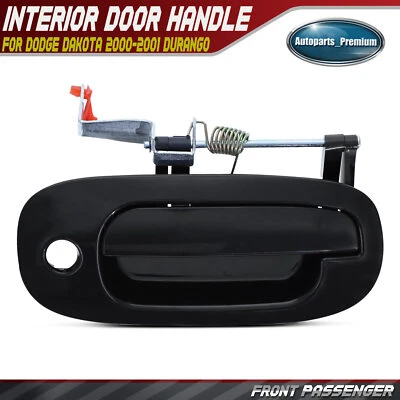 Front Right Black Exterior Door Handle w/ Keyhole for Dodge Dakota 00-01 Durango - Image 1 of 4
