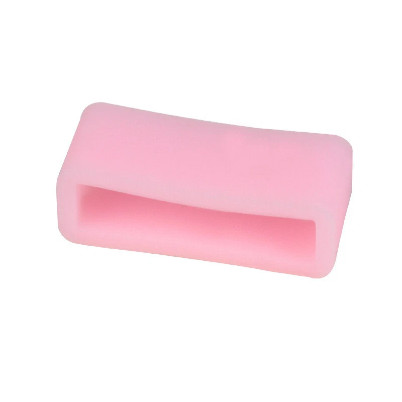 2 Pack Silicone Watch Strap Band Loop Hoop Retainer Buckle Holder Ring Keeper - Image 1 of 4