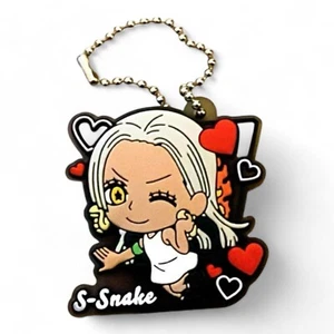 One Piece Rubber Mascot Gummy 2 Figure Keychain Charm S-Snake Bandai 2024 Japan - Picture 1 of 1