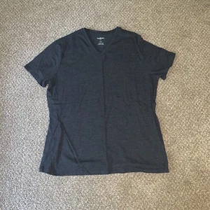 Camiseta Goodfellow Hombre Cuello en V Manga Corta XL Verde azulado 100% Algodón - Imagen 1 de 4