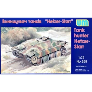 Hetzer-Starr Tank Hunter UNIMODELS UM 358 Kit de modelos a escala de plástico escala 1:72 - Imagen 1 de 12