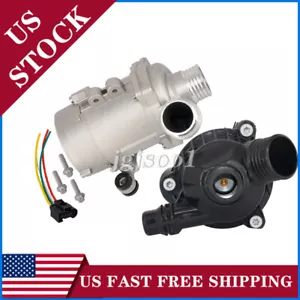 Water Pump W/Thermostat &Bolt 11517586925 For BMW 128i 325i 328i 528i 530i X3 - Foto 1 di 10
