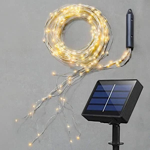 Solar Fairy String Lights Outside, Multi Strand 180 Leds Watering Can Light f... - Picture 1 of 1