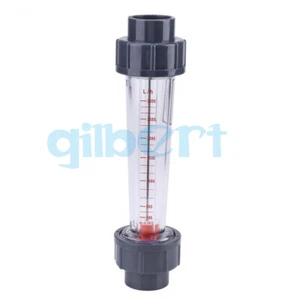 60-3000L/H LZS-20 32mm Socket Flowmeter Plastic Tube Liquid Rotameter Measuring - Picture 1 of 4