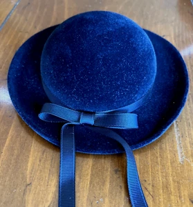 American Girl 18" Doll 🩷 ADDY'S DERBY HAT Dark Blue Winter Accessory - Picture 1 of 9