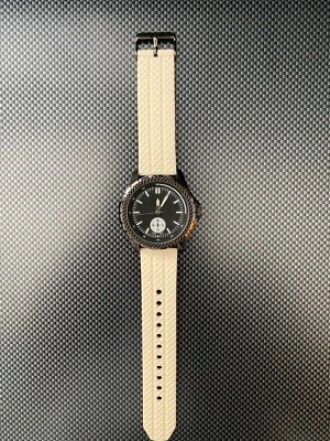 Мужские часы ALDO S601 стальной корпус белый резиновый ремешок - Изображение 1 из 3