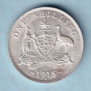 Australia. 1915-H Shilling.. Much Lustre.. aEF - Picture 1 of 2