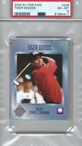 2004 S.I. For Kids 15th Anniversary #335 Tiger Woods PGA Champion PSA 6 EX-MINT - Picture 1 of 2