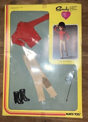 Muñeca Sindy 1978 vintage "Vamos a montar" #1102 de Marx Toys Foto 1 de 4