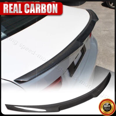 Alerón trasero de fibra de carbono real apto para Alfa Romeo Giulia 2017-2023 Foto 1 de 4