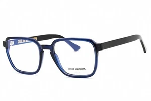 New Cutler and Gross CGOP1361 004 Square Navy Blue Eyeglasses Authentic - Picture 1 of 2