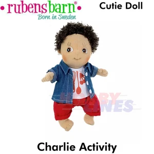 Rubens Barn CHARLIE CHEF Cutie Activity Soft Doll 32cm Age 0+ Machine Washable - Picture 1 of 7