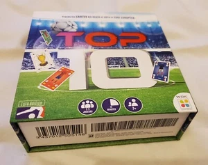 JEU DE SOCIETE TOP 10 FOOTBALL EUROPEEN NEUF CARTES+REGLE DU JEU WDK PARTNER EDT - Photo 1/3