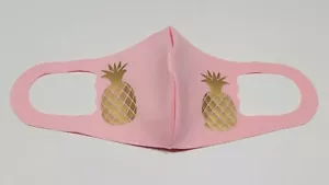 Pineapple Tropical Toddler Kids Girls Face Cover Washable Reusable Fabric Mask - Picture 1 of 1