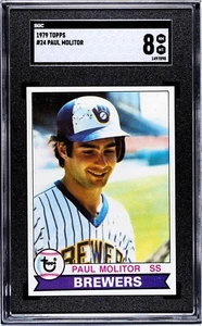 1979 Topps, #24, Paul Molitor, SGC 8, inserzione recente, bello! - Foto 1 di 2