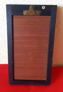 Chasis portaplacas antiguo - de madera - para placas de 9 x 18 cm - - Picture 1 of 2