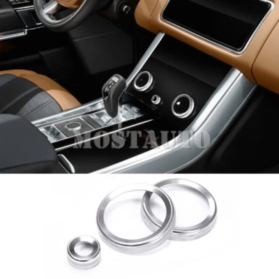 For Land Rover Range Rover Velar Silver Console Air Condition Knob Trim Cover - Image 1 of 4