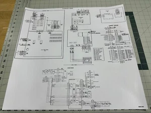 ROBOTRON 2084 Arcade Cabinet Back Door SCHEMATIC 3005-200 - LAMINATED - AS IS - Picture 1 of 3