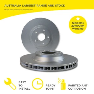 Front Brake Disc Rotors for Holden Berlina VX VY VZ 2000-2007 296mm - Picture 1 of 5
