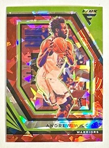 2022-23 Flux Andrew Wiggins Red Cracked Ice Prizm Refractor SP #149 Warriors NBA