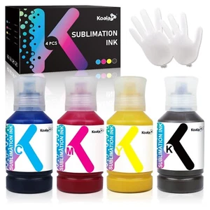 KOALA Sublimation Ink Fit Ecotank ET-2400 2803 ET-2800 ET-2850 ET-2720 F170 F570 - Picture 1 of 9