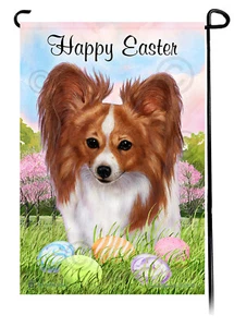 Easter Garden Flag - Papillon - Picture 1 of 1