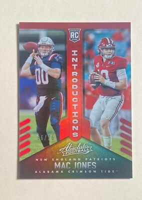 2021 Absolute Introductions #9 Mac Jones Rookie RC #X422 - Image 1 of 2