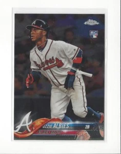 2018 Topps Chrome #72 Ozzie Albies RC Rookie Braves - Picture 1 of 1