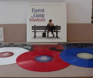 Forrest Gump The Soundtrack 2014 3 Vinyl LP farbig rot, weiß, blau #1139 - Bild 1 von 5