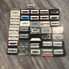 Lot Of 52 Used Audio Cassette Tapes Maxell, Nobility, Scotch, Memorex, Philips,