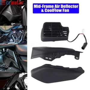 Cool Flow Fan Kit For Harley Tri Glide Ultra Road Glide Ultra FLTRU FLTRK FLHTCU - Picture 1 of 9