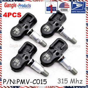 SET (4) 315MHz TPMS PMV-C015 For TOYOTA Camry RAV4 Tacoma Tire Pressure Sensor - Picture 1 of 13