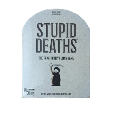 Stupid Deaths Board Game The Frightfully Funny Game  Family True Or False - Image 1 of 4
