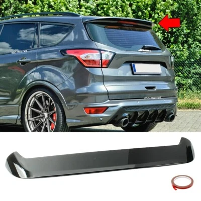 AFTERMARKET PRODUCTS FOR 2013-20 FORD KUGA MK2 II REAR WINDOW ROOF SPOILER WING GLOSSY BLACK ST STYLE