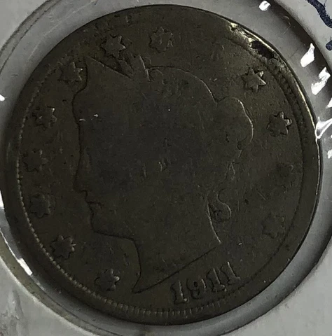 1911  V  Variety One Nickel Error Cover
