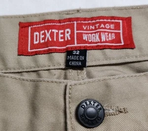 DEXTER sz M 32 WORKWEAR WORK CASUAL LONG PANTS Cotton #B7 - Picture 1 of 5
