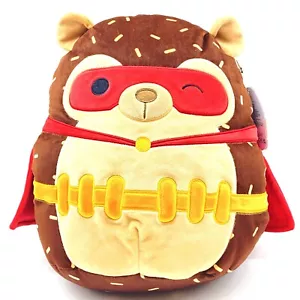 Peluche Squishmallows Hans Il Riccio Supereroe Halloween 12 Pollici Nuovo con etichette - Foto 1 di 3