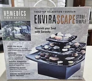 Homedics Envirascape Fountain Stone Temple Relaxation Tabletop WF-TEMP- NIB - Picture 1 of 4