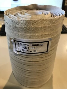 Upholstery Binding Marine Vinyl 1 1/4" Single Fold Ardwyn 310 Off White - Picture 1 of 1