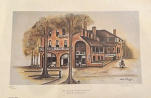 Old Eureka/Belmont Hotel - Abbeville, SC # 234/500 - Patsy Barber -Signed Print - Bild 1 von 10