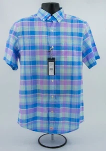 Vineyard Vines "Lagoon Pond" kariertes Murray Hemd klassische Passform Herren Small neu mit Etikett - Bild 1 von 7