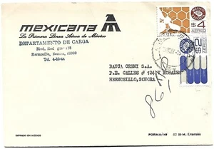 Comercial Domestic envelope circulated MEXICANA AIRLINES 1983 - Picture 1 of 1