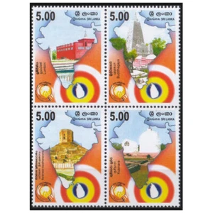 Sri Lanka 2011 Vesak Buddhist New Year Buddhismus Karte Indianer Thema Briefmarken 4v  - Bild 1 von 2