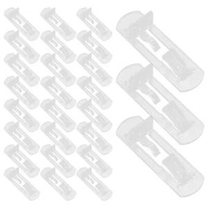 80 Pcs Plastic Shelf Support Laminate Holder Cabinet Shelf Clips - Imagen 1 de 12