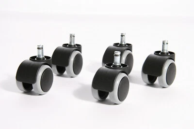 6991 Hartbodenrollen für Topstar-Stühle Ø 5cm Parkettrollen Ø Stifte 10 mm - Bild 1 von 4