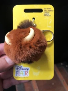 Disney Parks Disney Flair Lion King Pumba Pom Pom Bag Charm New - Picture 1 of 3