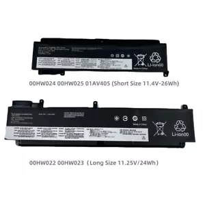 Battery For Lenovo Thinkpad T460s T470s Series 00HW022 00HW023 00HW024 00HW025 - Picture 1 of 17