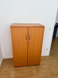 4 Möbelstücke in Kirschholz Optik fürs Büro oder für zuhause - Bild 1 von 7
